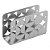 PORTA GUARDANAPOS DE AÇO INOX BAUHAUS 12CM X 4,5CM X 8CM - WOLFF - Imagem 1