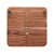 PORTA GUARDANAPOS COM ARAMADO EM AÇO INOX TECA CHAMPANHE 23CM X 23CM X 5CM - WOLFF CRAFT - Imagem 3