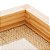 PORTA GUARDANAPO DE MADEIRA COM SISAL NATURAL PINUS 21CM X 21CM X 4,5CM - WOODART - Imagem 4