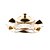 PORTA GELÉIA E PATÊS BONBON GOLD 16CM X 8CM - WOLFF - Imagem 1