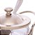 PORTA GELÉIA DE AÇO INOX ITALY CHAMPANHE 24CM X 10CM - WOLFF - Imagem 5
