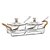 PORTA GELÉIA DE AÇO INOX COM ALÇA EM SISAL NATURE 23,5CM X 10CM X 8CM - WOLFF - Imagem 3