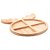 PETISQUEIRA RENA DE MADEIRA PINUS REDONDA 30CM X 28CM X 1,6CM - WOODART - Imagem 2