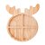 PETISQUEIRA RENA DE MADEIRA PINUS REDONDA 30CM X 28CM X 1,6CM - WOODART - Imagem 3