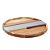 PETISQUEIRA DE MADEIRA TECA GRAFITE 35CM X 35CM X 2CM - WOLFF CRAFT - Imagem 2