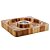 PETISQUEIRA DE MADEIRA TECA 32CM X 32CM X 4,5CM - WOLFF CRAFT - Imagem 2