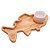 PETISQUEIRA DE MADEIRA PINUS PEIXE 30CM X 18CM X 5CM - WOODART - Imagem 1