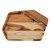 PETISQUEIRA DE MADEIRA COM FRISO TECA VERMONT TERRACOTA 30CM X 20CM X 2CM - WOLFF CRAFT - Imagem 3
