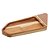 PETISQUEIRA DE MADEIRA COM FRISO TECA VERMONT TERRACOTA 29CM X 12CM X 2CM - WOLFF CRAFT - Imagem 1