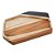 PETISQUEIRA DE MADEIRA COM FRISO TECA VERMONT BLACK 30CM X 20CM X 2CM - WOLFF CRAFT - Imagem 1
