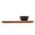 PETISQUEIRA DE MADEIRA COM 2 BOWLS AZUL LIPTUS 30CM X 18CM X 6CM - WOODART - Imagem 4