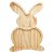PETISQUEIRA DE MADEIRA COELHO EASTER PINUS 35CM X 25CM X 1,5CM - WOODART - Imagem 4