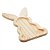 PETISQUEIRA DE MADEIRA COELHO EASTER PINUS 35CM X 20CM X 1,5CM - WOODART - Imagem 1