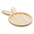 PETISQUEIRA DE MADEIRA COELHO EASTER PINUS 34CM X 23CM X 1,5CM - WOODART - Imagem 1
