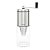 MOEDOR DE CAFÉ DE AÇO INOX MANUAL COM FILTRO 6,5CM X 6,5CM X 21CM - WOLFF - Imagem 2