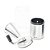 MOEDOR DE CAFÉ DE AÇO INOX MANUAL COM FILTRO 6,5CM X 6,5CM X 21CM - WOLFF - Imagem 3