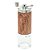 MOEDOR DE CAFÉ DE AÇO INOX MANUAL COM ESTAMPA DE MADEIRA 5CM X 5CM X 17CM - WOLFF - Imagem 1