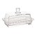 MANTEIGUEIRA DE CRISTAL DAISY 18CM X 11CM X 10CM - WOLFF - Imagem 1