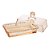 MANTEIGUEIRA DE CRISTAL COM TAMPA PEARL ÂMBAR 17CM X 10,5CM X 10CM - WOLFF - Imagem 5