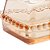 MANTEIGUEIRA DE CRISTAL COM TAMPA PEARL ÂMBAR 17CM X 10,5CM X 10CM - WOLFF - Imagem 4