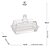 MANTEIGUEIRA DE CRISTAL COM TAMPA PEARL 17CM X 10,5CM X 10CM - WOLFF - Imagem 2