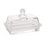MANTEIGUEIRA DE CRISTAL COM TAMPA PEARL 17CM X 10,5CM X 10CM - WOLFF - Imagem 3