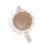 LEITEIRA DE PORCELANA PÉTALA BRANCA MATT 220ML - WOLFF - Imagem 3