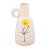 JARRO DECORATIVO DE CERÂMICA FLOR AMARELA TRENTO 10,5CM X 9CM X 18CM - WOLFF - Imagem 2