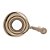 JARRA DE VIDRO SODO COM CABO DE RATTAN DOURADO 1,3L - WOLFF - Imagem 4