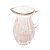 JARRA DE VIDRO ITALY TRANSPARENTE E DOURADO 17,5CM X 13,5CM X 25,5CM - WOLFF - Imagem 1