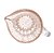 JARRA DE VIDRO ITALY TRANSPARENTE E DOURADO 17,5CM X 13,5CM X 25,5CM - WOLFF - Imagem 4