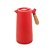 GARRAFA TÉRMICA DE PLÁSTICO COM CABO DE MADEIRA NÓRDICA VERMELHO 1L - WOLFF - Imagem 1