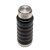GARRAFA TÉRMICA DE AÇO INOX COM ALÇA TREKK PRETA 600ML - WOLFF - Imagem 1