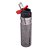 GARRAFA SQUEEZE DE POLICARBONATO PRETA E VERMELHA 830ML - WOLFF - Imagem 1