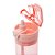 GARRAFA SQUEEZE DE POLICARBONATO COM PORTA SNACK ROSA 450ML - WOLFF - Imagem 5