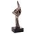 FIGURA DECORATIVA OBSERVADORA DE RESINA 9,5CM X 10,5CM X 28CM - WOLFF - Imagem 2