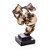 FIGURA DECORATIVA FACE NAMORADOS DE RESINA 18CM X 11CM X 27CM - WOLFF - Imagem 1