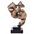 FIGURA DECORATIVA FACE NAMORADOS DE RESINA 18CM X 11CM X 27CM - WOLFF - Imagem 4