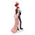 FIGURA DECORATIVA CASAL DE RESINA 12,5CM X 7,5CM X 31CM - WOLFF - Imagem 1