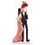 FIGURA DECORATIVA CASAL DE RESINA 12,5CM X 7,5CM X 31CM - WOLFF - Imagem 4