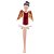 FIGURA DECORATIVA BONECA VERMELHA COM ASAS DOURADAS DE RESINA 8CM X 8CM X 23CM - WOLFF - Imagem 4
