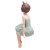 FIGURA DECORATIVA BONECA SENTADA DE RESINA 7,5CM X 9,5CM X 22,5CM - WOLFF - Imagem 3