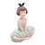 FIGURA DECORATIVA BONECA SENTADA DE RESINA 13CM X 6,5CM X 16CM - WOLFF - Imagem 1