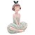 FIGURA DECORATIVA BONECA SENTADA DE RESINA 13CM X 6,5CM X 16CM - WOLFF - Imagem 2