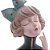 FIGURA DECORATIVA BONECA PENSADORA DE RESINA 9CM X 7,5CM X 23CM - WOLFF - Imagem 5