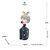 FIGURA DECORATIVA BONECA DE RESINA 10CM X 8CM X 21,5CM - WOLFF - Imagem 2