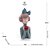 FIGURA DECORATIVA BONECA COM MAÇÃ DE RESINA 9CM X 9CM X 23CM - WOLFF - Imagem 2