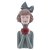 FIGURA DECORATIVA BONECA COM MAÇÃ DE RESINA 9CM X 9CM X 23CM - WOLFF - Imagem 3