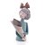 FIGURA DECORATIVA BONECA COM CACHEPÔ DE RESINA 12,5CM X 11CM X 23CM - WOLFF - Imagem 3