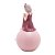 FIGURA DECORATIVA BONECA COM BOLA DE RESINA ROSA 9,5CM X 12CM X 17,5CM - WOLFF - Imagem 3
